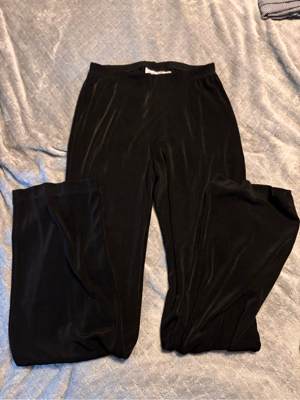 Chico's Black Pull-On Wide Leg Pants